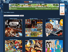 Tablet Screenshot of gamevat.com